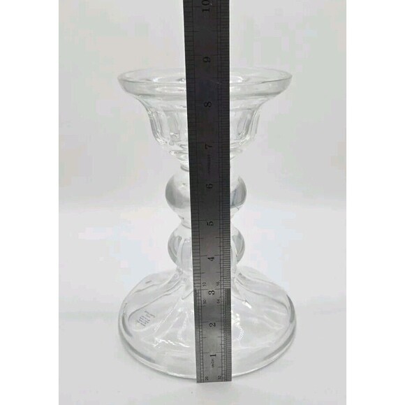 Vintage Royal Limited Crystal 2 Way Candlestick 24% Full Lead Handcut Czech Rep. - Picture 7 of 9